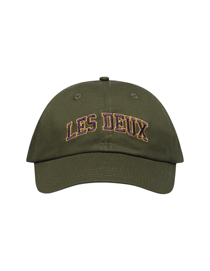 LES DEUX "CAP" - FOREST GREEN/DUSTY PLUM